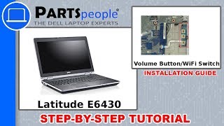 Dell Latitude E6430 (P25G001) Volume Button / WiFi Switch Circuit Board How-To Video Tutorial
