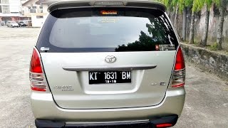 Dijual Toyota Kijang Innova E 2008 Silver Bensin Samarinda HP;0852.4690.2754