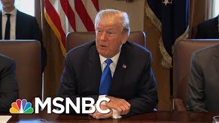 President Donald Trump Blames Democrats For “Not Good” Shutdown | Velshi & Ruhle | MSNBC