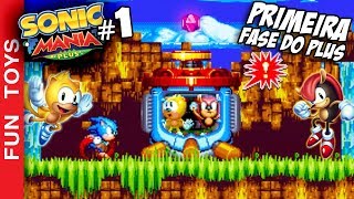 ? Sonic Mania PLUS #01 - PRIMEIRA fase, veja QUAL personagens começamos o jogo! RAY ou MIGHTY??? ?