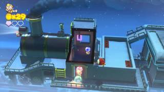 Captain Toad: Treasure Tracker (Wii U) - Episode 1, Level 17: Blizzard on the Star Express
