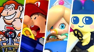 Evolution of Baby Characters in Mario Kart Games (1992 - 2019)