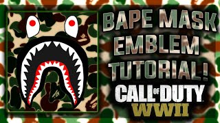 Call Of Duty WW2 - Bape Mask Logo Emblem Tutorial (EASY)