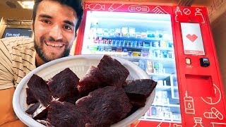 LIVING on VENDING MACHINES for 24 HOURS in NYC!