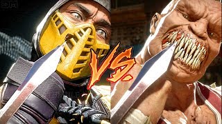 MK11 Scorpion VS Real Victory Poses (Side by Side Comparison)