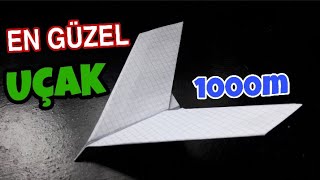 Kağıttan EN GÜZEL UÇAK YAPIMI (DELTA)