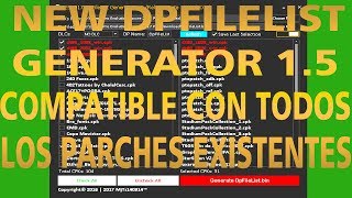Descargar DpFileList Generator Compatible con Todo los Parches PES 2017