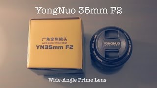 [Unboxing and Testing] YongNuo 35mm F2