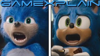 How Much Better Is Sonic's Redesign? Head to Head Comparison! (Sonic the Hedgehog Movie)