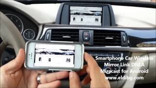 BMW iDrive system F34 1/3 series DVB-T tuner mpeg4 usb Car MirrorLink Miracast WiFi MP3 eldibg