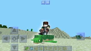 ? COMO MONTAR EN TORTUGAS EN MINECRAFT PE ?