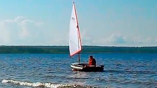 Dinghy Sailing Holidays: Under Lateen Sail - Part 4 / Швертбот под латинским парусом