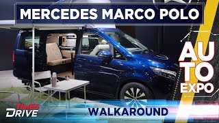 Mercedes Benz V-Class Marco Polo | House in a car | Auto Expo 2020 | Times Drive
