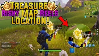 Fortnite Risky Reels Treasure Map Location Challenge l Season 4 Week 2 Challenges