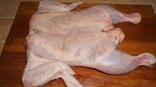Удаление скелета из курицы