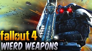 Fallout 4 Legendary Weapons That Make No Sense - Medics Fatman & Gamma Gun (Rare Weapons)