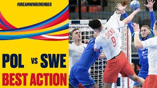 Polish youngster Sicko pays no respect to the Swedish defence | Day 6 | Men's EHF EURO 2020
