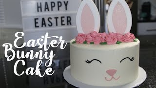 How to decorate an Easter bunny cake