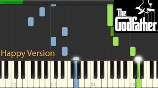 The Godfather Theme in Major Key - Piano Tutorial With Notes (Synthesia)