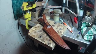 Изготовление ножа Игла 2 плюс ножны