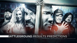 WWE Battleground 2017 - Results Predictions