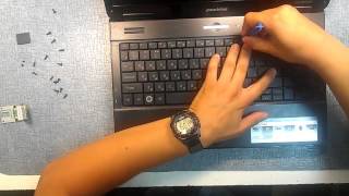 Как разобрать ноутбук Emachines E725 (Emachines E725 disassembly)
