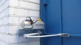 Рычажная автоматика распашных ворот Nice HYPPO 7005 открытие створок наружу на 135°