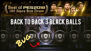 Best Of PES 18 Box draw Opening | Back to back 3 Black Balls