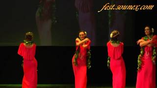 Ukraine Ethno Dance Festival "Живая вода" Гавайский танец. Чернигов 2014