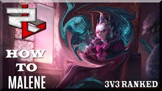 3.2 Vainglory 3v3 Ranked: The New 5 Ability Mage Malene!!