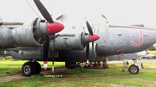 Engine Run walk around and inside cockpit of Avro Shackleton Mk3 WR982 "J" Gatwick aviation museum