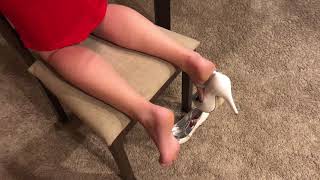 wife's sole out of pretty shoes - HQ 60 FPS
