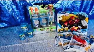 Blind Bag Flush Force, Grossery Gang, and Stretch Armstrong....