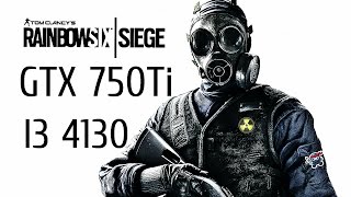 Rainbow Six Siege | I3 4130 | GTX 750 TI 2GB | Windows 10 | Gameplay | Settings Medium