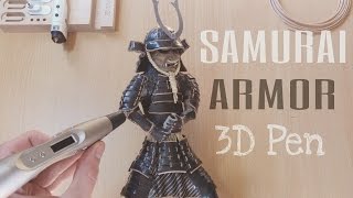 3D Pen | Making a Samurai armor | For Honor | 3D Printing Pen Creations | Part three |