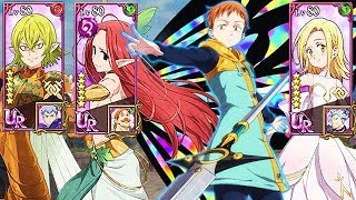 THE MISSION IS COMPLETE! Full Level 80 Fairy Team! Seven Deadly Sins Grand Cross