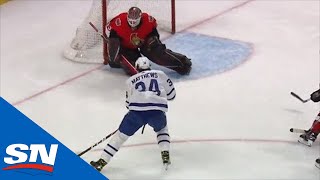 Auston Matthews Ties League Lead In Scoring With 42nd Goal Of Season
