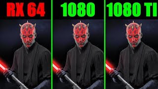 Star Wars Battlefront 2 Beta GTX 1080 TI Vs AMD RX Vega 64 Vs GTX 1080 1440p Frame Rate Comparison