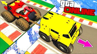 СМОЖЕТ ЛИ ОГРОМНЫЙ БОЛОТОХОД ПЕРЕТЯНУТЬ БИГФУТ ДЬЯВОЛА В GTA 5 ONLINE? - ЭКСПЕРИМЕНТЫ В ГТА 5 ОНЛАЙН