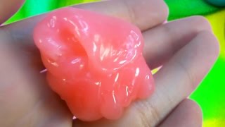 DIY GUM PUTTY , NO BORAX SLIME RECIPE WITH BAKING SODA - Elieoops