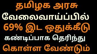 tamilnadu 69% reservation system