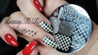 BornPrettyStore QGirl 010 - Review  Stamping Nail Art