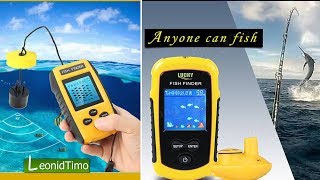 Эхолот китайский Fishfinder ? Обзор Эхолота Lucky FIsh Finder FF1108-1