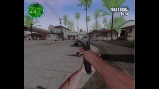 GTA San Andreas mod First Person Mod FPS v2 CS