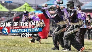 2014 PSP West Coast Paintball Game of the Day - ART CHAOS vs Moscow Red Legion