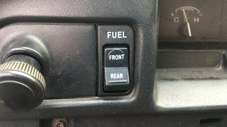 BROKEN? / Dual Fuel Tank Selector Switch Replacement F150