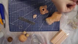 Шарнирная кукла своими руками с нуля часть 10. Шейный и торсовый шарнир.