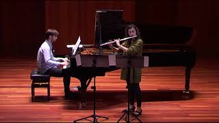 V. Tsybin. Etude no. 1 for flute and piano (Scherzo, from Book no. 1)