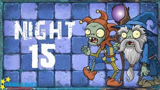Plants vs Zombies 2 - Dark Ages - Night 15 [Last Stand] No Premium