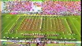 Miami University Marching Band Pre-game 1988